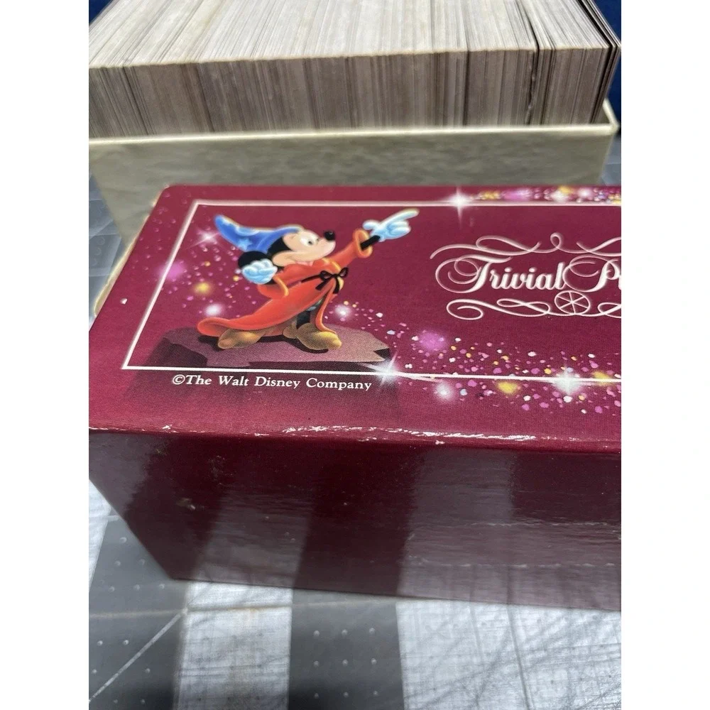 Trivial Pursuit 1986 Magic of Disney Family Game Parts‎ Kids Trivia Cards